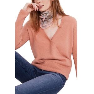 Madewell Wrap Front Pullover Sweater